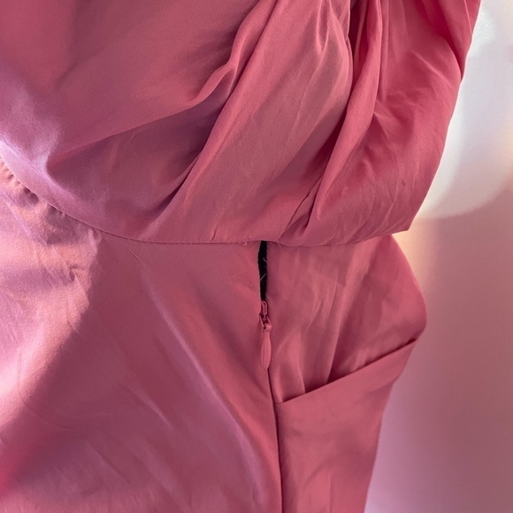 SEA New York Pink Mini Dress with Puff Sleeves Sweetheart Neckline Size Small - Picture 6 of 8